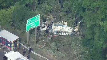 Tanker truck on I-81 in Maryland flips, spills ammonium nitrate, prompting evacuations