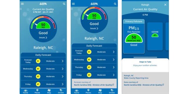 Epa Airnow para datos de calidad del aire