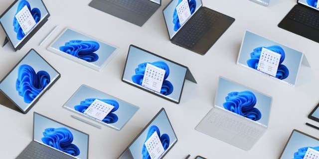 Foto laptop Microsoft.