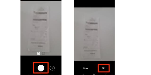 Open the screenshot of the camera in Google Drive.
