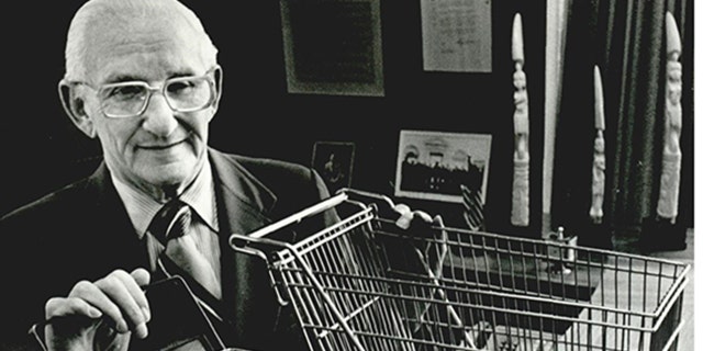 Shopping cart inventor Sylvan Goldman