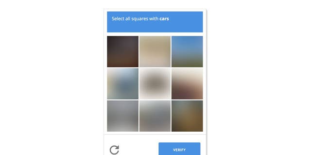Photo of a CAPTCHA test.