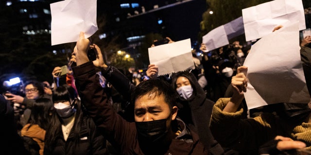 protest in china