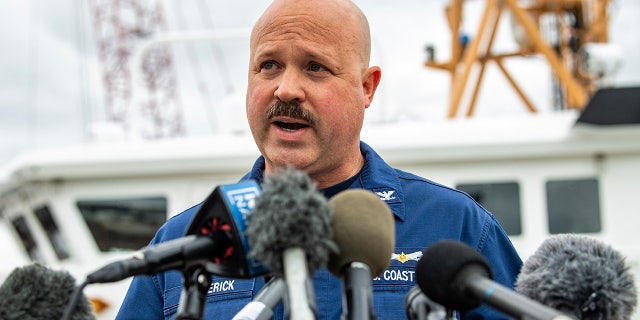 US Coast Guard Captain Jamie Frederick