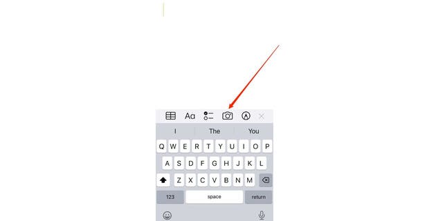 Notes uygulamasının ekran görüntüsü.