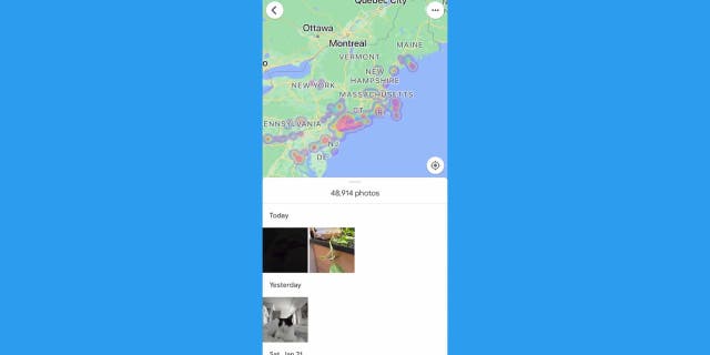 iPhone'larda ve Android'de Google fotoğraf uygulaması konumları