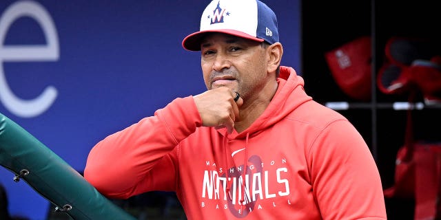 Dave Martinez in the third inning