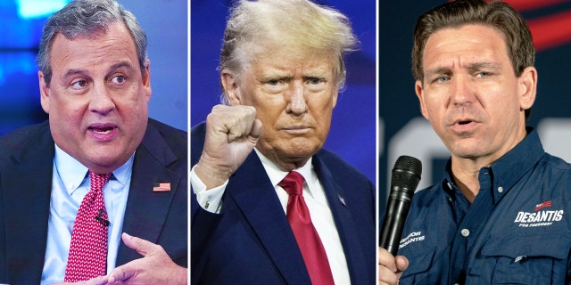 Chris Christie, Donald Trump, Ron DeSantis