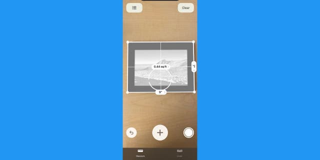iPhone'da ölçüm uygulaması