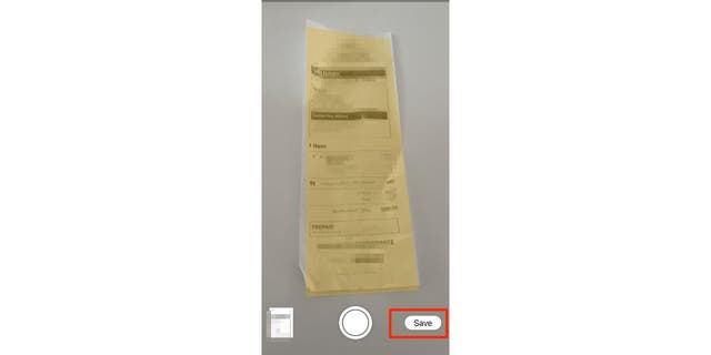 Bir iPhone'daki kamera ekranının ekran görüntüsü.