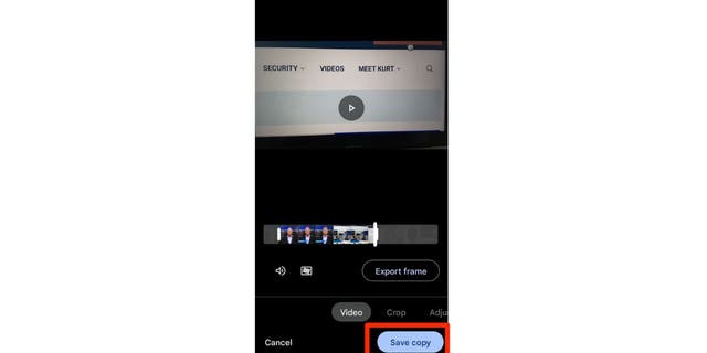 video değişikliklerini kaydetme