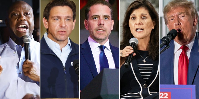 Tim Scott, Ron DeSantis, Hunter Biden, Nikki Haley, Donald Trump