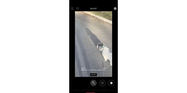 Sharpening video on iPhone