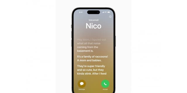 Live voicemail feature