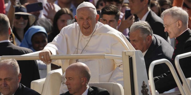 Pope Francis greeting