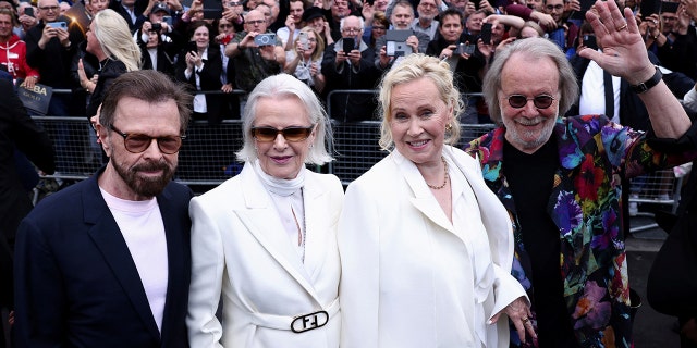 Members of ABBA in London