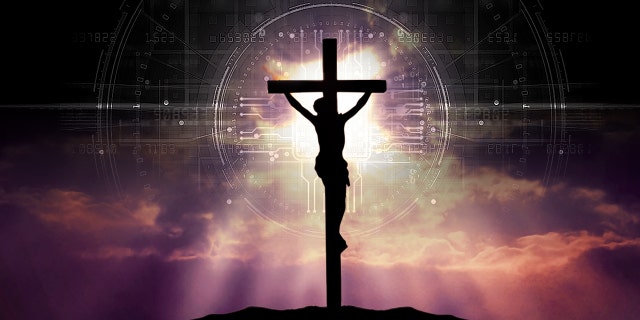 AI and faith photo illustration