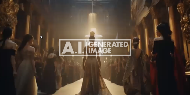 AI art from calculated film