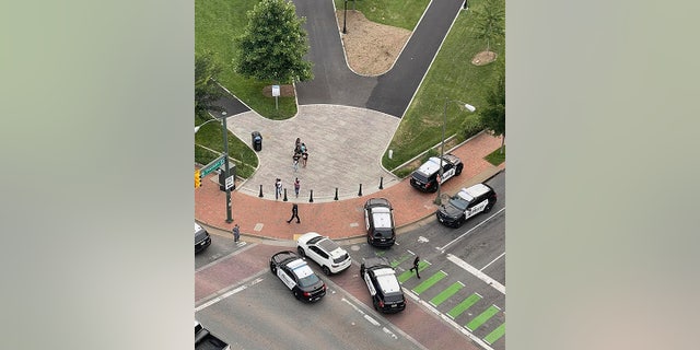 Virginia high school graduation shooting aerials