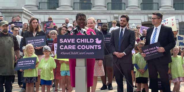 Wisconsin's GOP-controlled Legislature votes to end funding for pandemic-era child care program 1 Wisconsin Sen. LaTonya Johnson