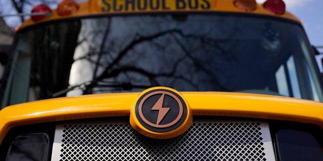 A Lion electric school bus