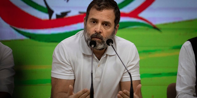 Indian opposition leader Rahul Gandhi 