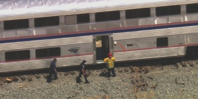 California Amtrak derailment