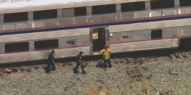 California Amtrak derailment