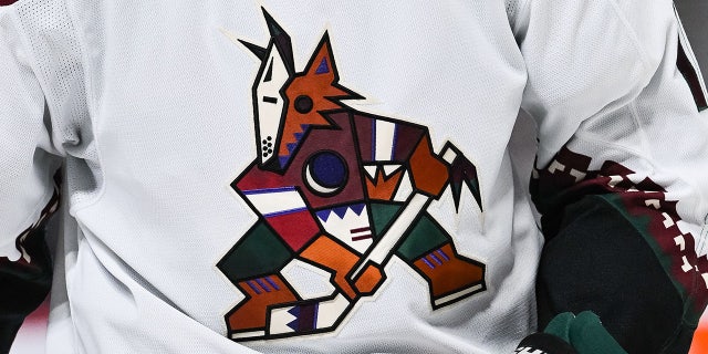 View of an Arizona Coyotes jersey