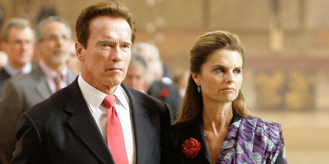 Arnold Schwarzenegger attend a funeral