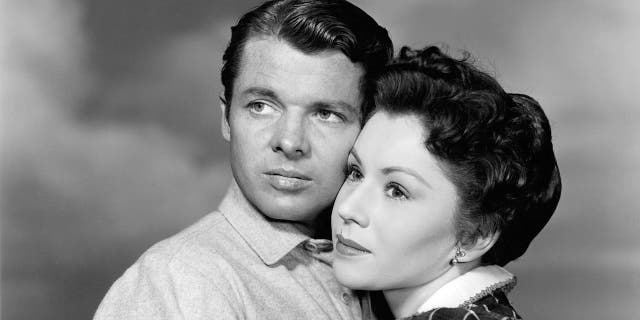 Audie Murphy and Anne Banecroft in Walk the Proud Land