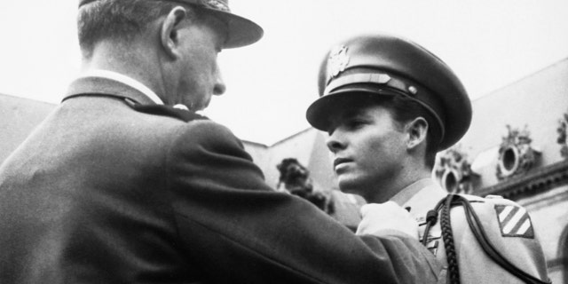 Audie Murphy Receives Legion d'Honneur