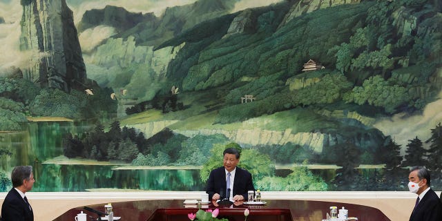 Blinken and Xi in Beijing