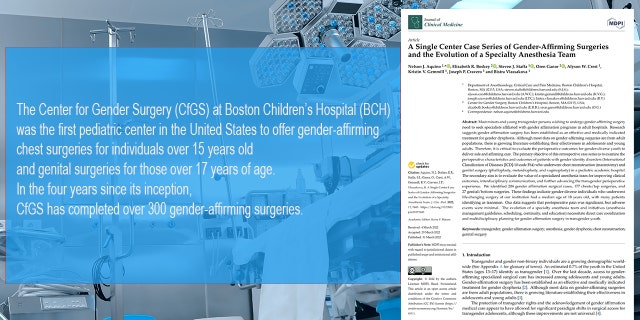Boston Children's Hospital genital surgeries over 17