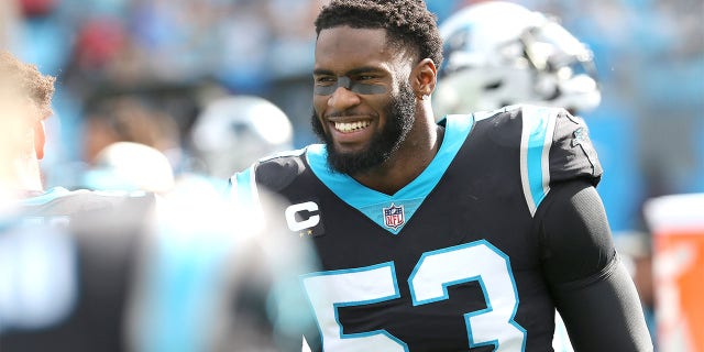 Brian Burns smiling