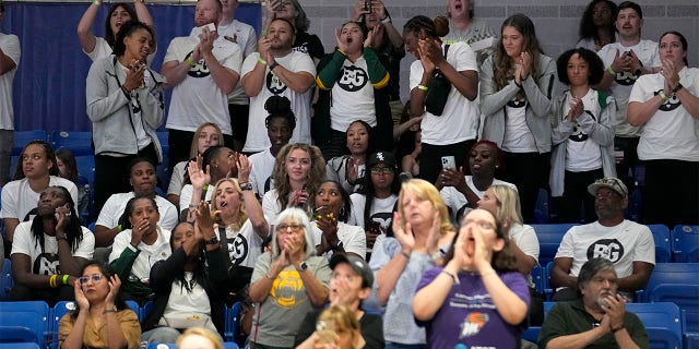 Baylor womens basketball team supporting Brittney Griner