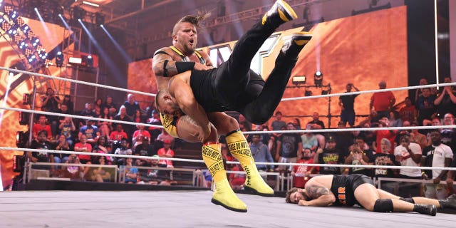 Bron Breakker spears Joe Gacy