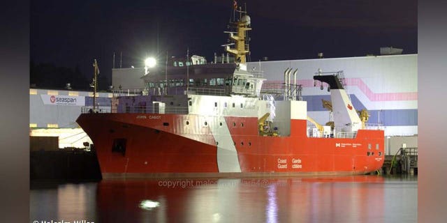 The CCGS John Cabot docked