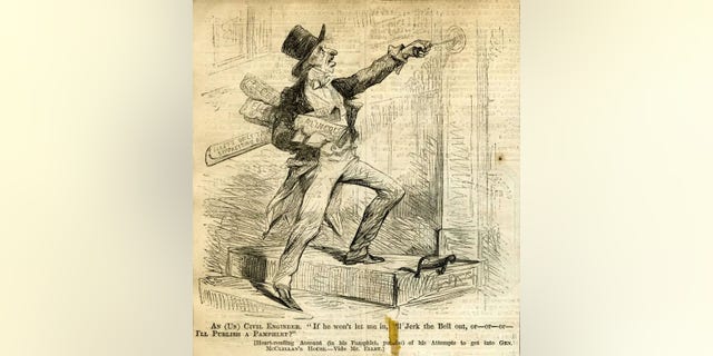 charles ellet political cartoon