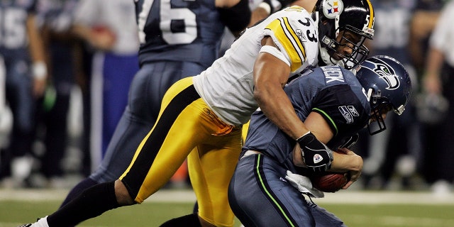 Clark Haggans Super Bowl XL