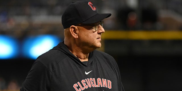 Terry Francona walks back to the dugout