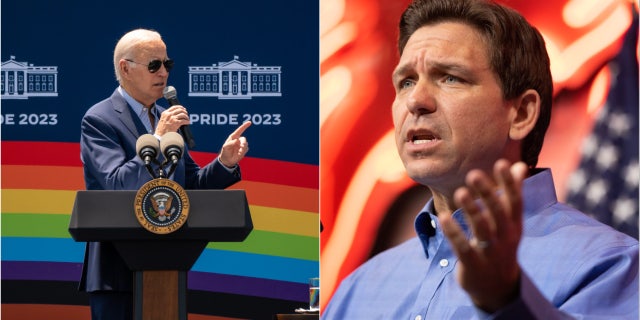 Biden and DeSantis