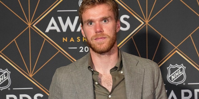 Connor McDavid before the NHL awards