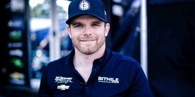 Conor smiles for camera