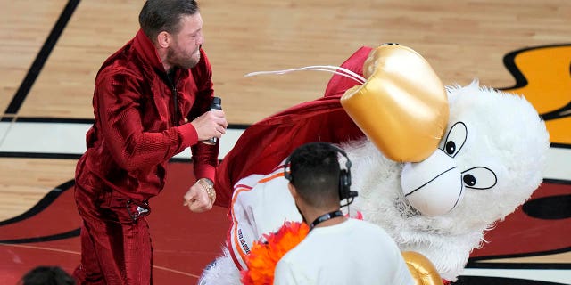 Conor McGregor punches Burnie
