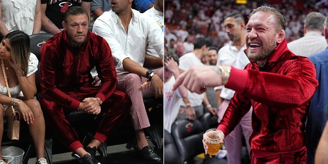 Conor McGregor on the sidelines