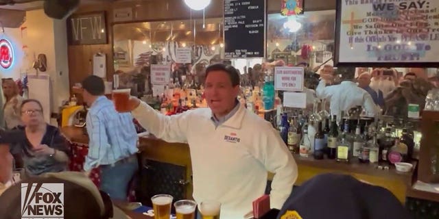 Ron DeSantis at VFW Bar