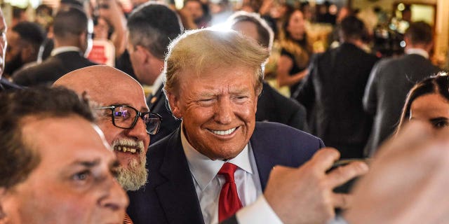 Donald Trump visits the Versailles restaurant