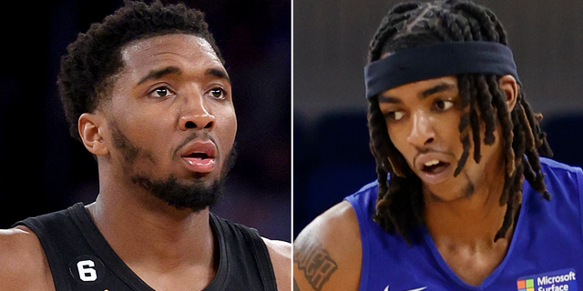 Donovan Mitchell and Emoni Bates side by side