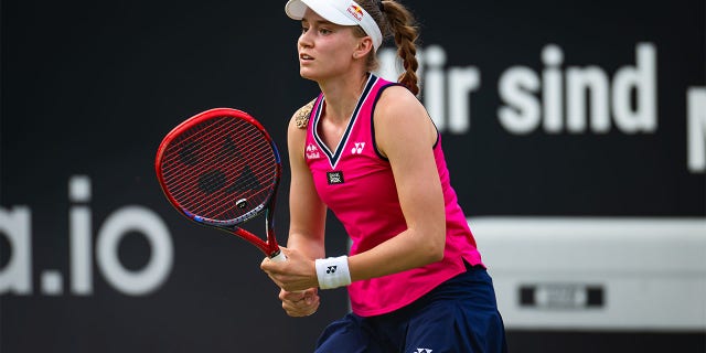 Elena Rybakina playing point